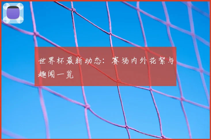 世界杯最新动态:赛场内外花絮与趣闻一览